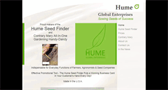 Desktop Screenshot of humeglobalenterprises.com